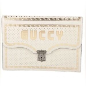 EUC Gucci X Sega Collaboration Star Printed Clutch